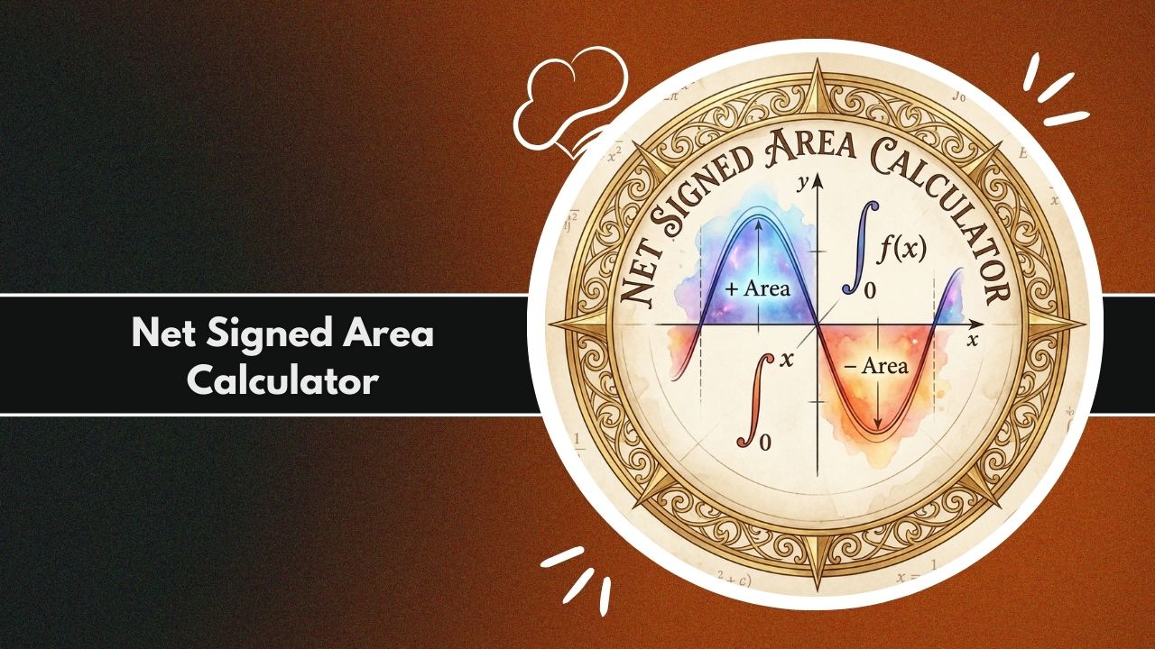 Net Signed Area Calculator