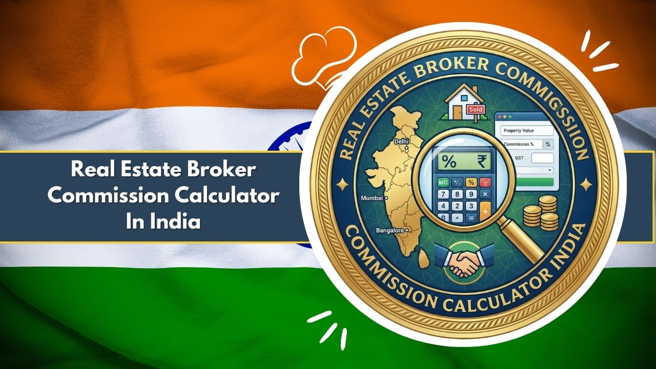 Real Estate Broker Commission Calculator In India