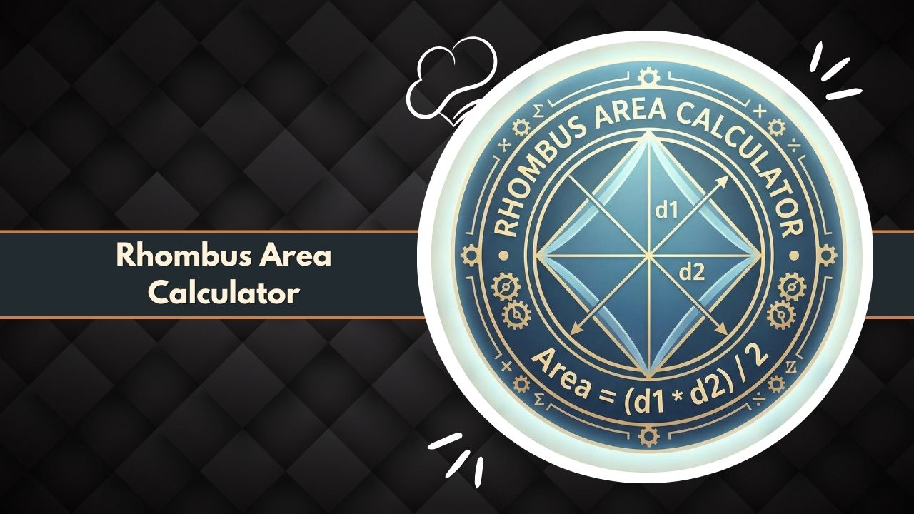 Rhombus Area Calculator