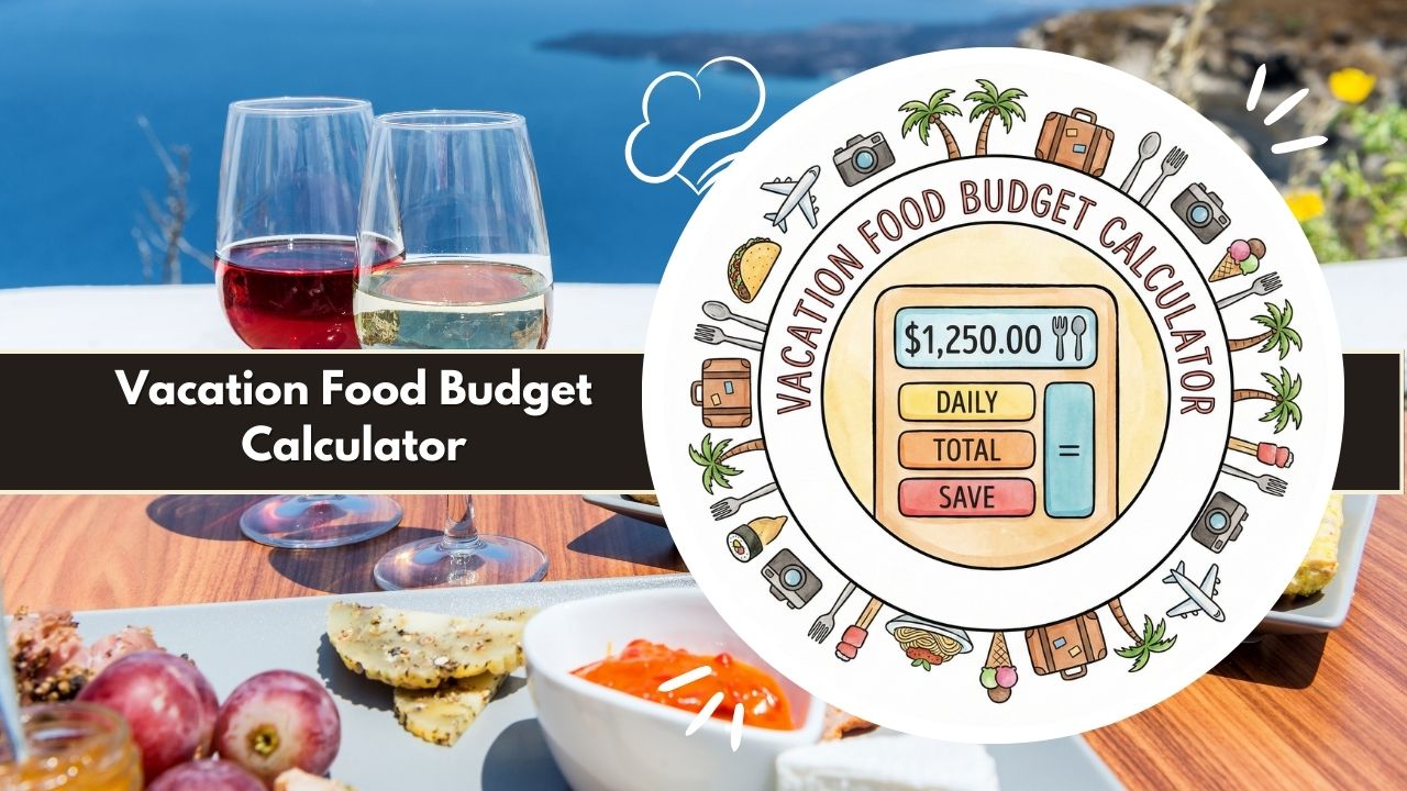 Vacation Food Budget Calculator